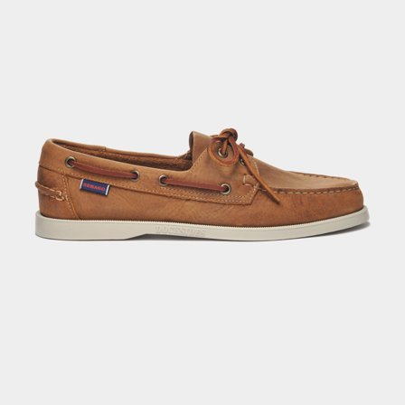 Deck shoes Sebago Docksides Crazy H, Brown Tan (912), men, EU 42 (US 8.5 / 26.9 cm)
