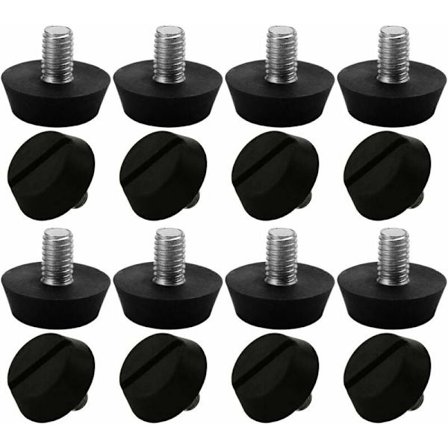 16 stk justerbare møbelføtter nivelleringsglider base ben bord stol