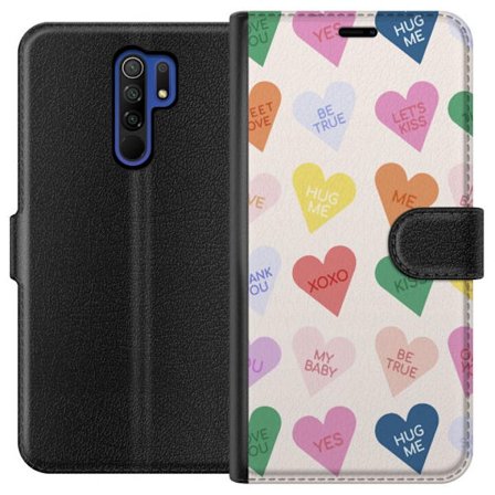 Yhteensopiva Lompakkokotelo Xiaomi Xiaomi Redmi 9 Karkkisydämet
