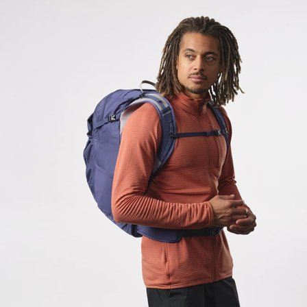 Salomon - Hiking-Tasche Unisex Trailblazer 30 - Mazarine Blue / Ghost Gray 16-4703 TCX