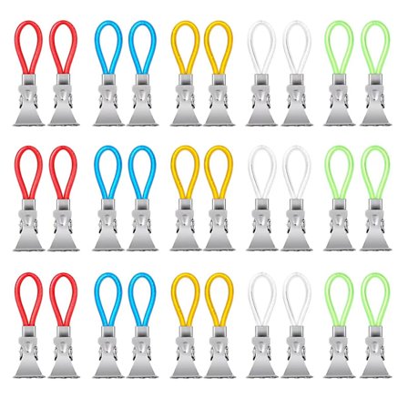 30 kpl pyyheklipsit, värikkäät korvaavat silmäklipsit, keittiöpyyheklipsit kylpyhuoneeseen ja keittiöön