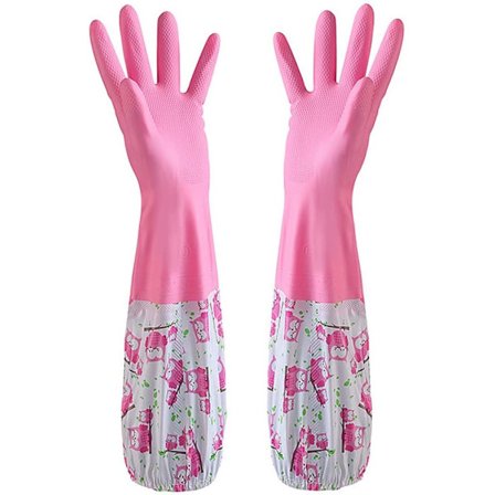 Lange gummihansker for støv og avløp - Husholdnings- og hagearbeid