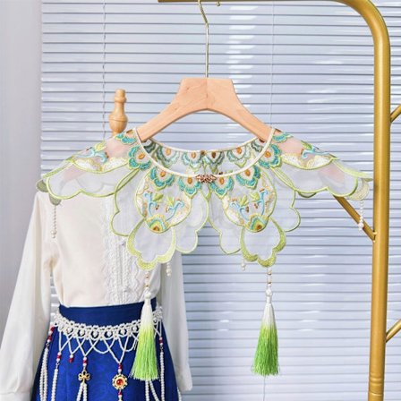 Hanfu Cloud Shoulder Horse Face Skjørt Krage B B