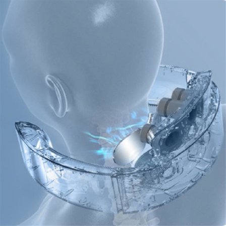 Elektrisk nakkemassager nakke skuldre massage vibration varm kompres massager til muskelbehandling