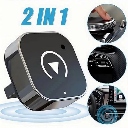 2-in-1 langaton CarPlay & Android Auto -sovitin