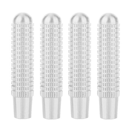 4st Bildörrlåsstift Knoppskydd Passar Mercedes Benz A B E CLA GLA GLK Klass (Silver)