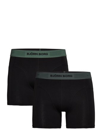 Organic Cotton Stretch Boxer 2P Black Björn Borg