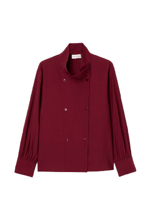 Carin Wester Viskosblus AYLIN Överdelar Röd 42