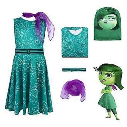 Inside Out 2 Cosplay -asu naamiaisjuhliin, haalari miehille ja naisille (160 Inho)