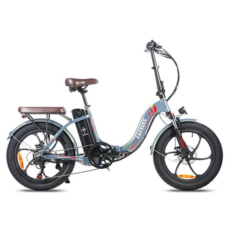 Fatbike E-cykel FAFREES F20 Pro, Vikbar, Avtagbart 36V 18Ah Batteri