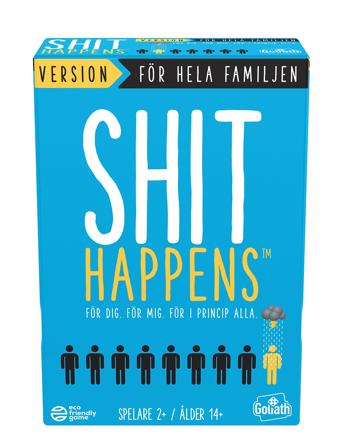 Shit Happens Family Game Swe Toys Puzzles And Games Games Card Games Multi/patterned Toyrock