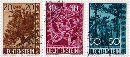 Liechtenstein 1960 - MICHEL 399-401 - Stemplet