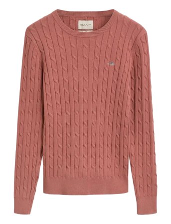 GANT | Stretch Cotton Cable C-Neck | S