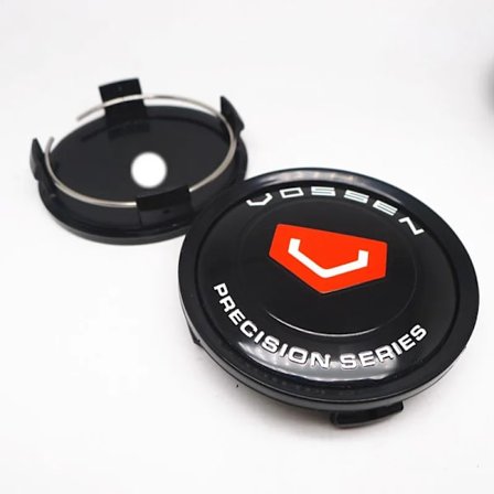 4 st 75 mm 70 mm Vossen Hjulcentrum Navkapslar Bilfälgar Dammtätt Skydd Märke