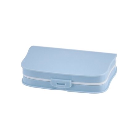 Pieni pillerirasia muovinen säilytyslaatikko SININEN