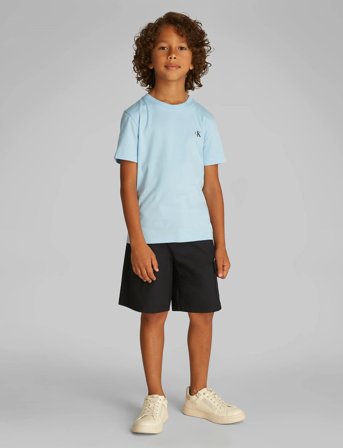 Calvin Klein Peached Terry Pintuck Jogger - Black - 140