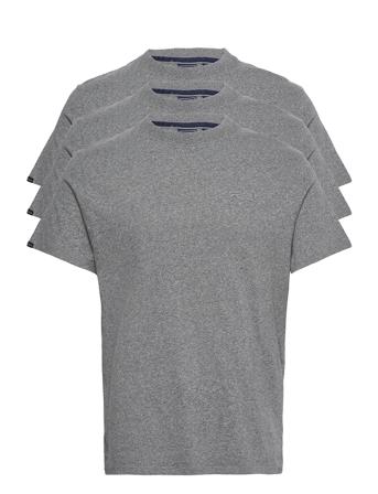 Vle Tee Triple Pack T-shirts Short-sleeved Grå Superdry