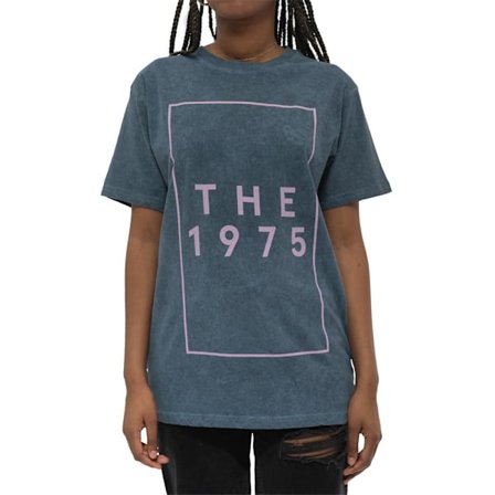 The 1975 Unisex Adult I Like It Logo T-Shirt L Denim Blue