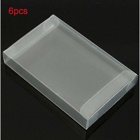 25x Spillbeskyttende Plastboks for Spillkassetter til Nintendo SNES/Super NES
