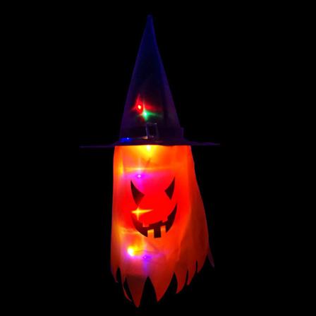 2 stk Halloween heksehatte Wicked Witch Hat til Halloween fest, maskerade, cosplay rekvisitter, børn, voksne (orange)