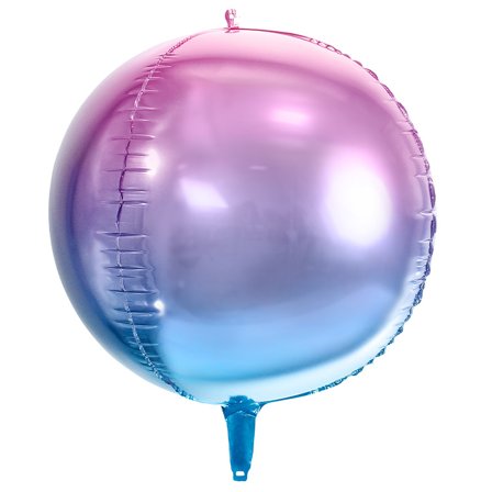Havfrue Folieballon Ombre 35 cm