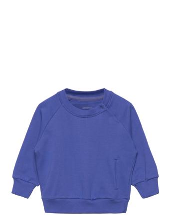 Sweatshirt Kids Sweat-shirt Genser Blå Copenhagen Colors*Betinget Tilbud
