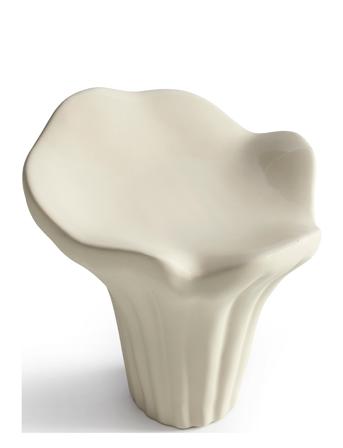 Fungi 12Cm Home Decoration Decorative Accessories/details Porcelain Figures & Sculptures Creme Cooee Design