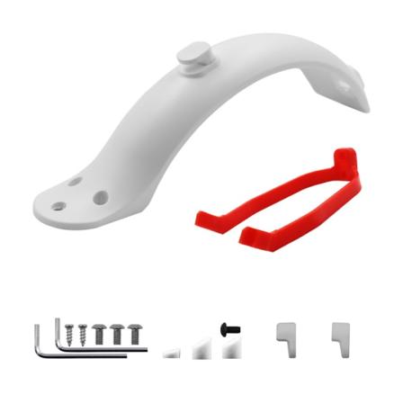 Hvit Scooter Skjerm Bakre Skjerm For Bakre Skjerm Scooter Erstatnings Tilbehør Gjelder For Xiaomi M365