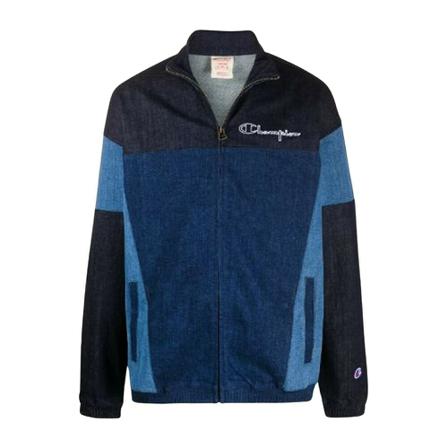 Champion Embroidered logo denim Jakke Blå, Herre