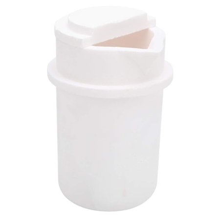 Støpejerns digel Digel utstyrt kvarts 1 kg kvarts digelkopp med lokk gull sølv smelteforedling verktøy 1 kg