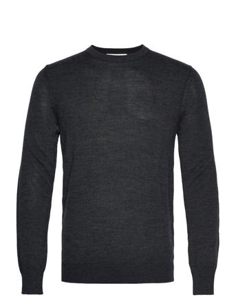 Bs Jupiter Regular Fit Knitwear Neulepaita Pyöreä Kaula-aukko Musta Bruun & Stengade