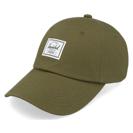 Herschel - Verde unconstructed Gorra - Sylas Cap Classic Ivy Green Dad Cap @ Hatstore