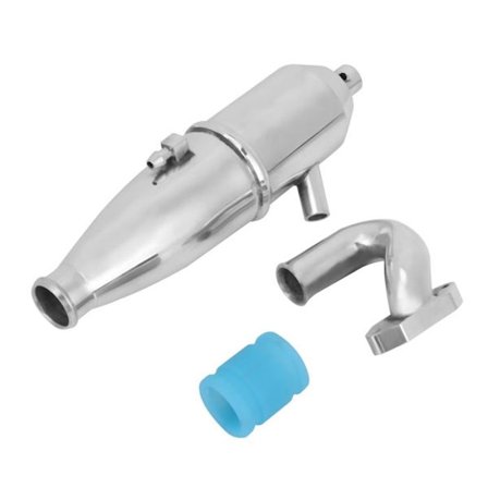 Aluminium latex udstødningsrør til 1/10 HSP RC Nitro Buggy Bil Dele/Lastbilmotor