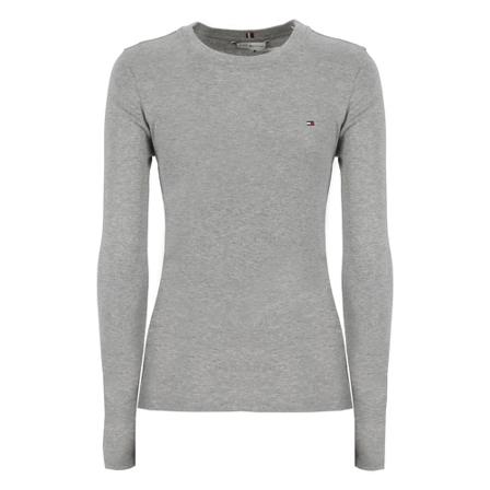 Tommy Hilfiger, Tommy Hilfiger T-shirts and Polos Grey Szary, Kobieta, Rozmiar: M