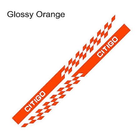 2 STK. Bil Dør Side Klistermærker Kompatible med Skoda CITIGO iv Sport Tuning Tilbehør Auto Body Striber Skørt Styling Vinyl Film Mærkater