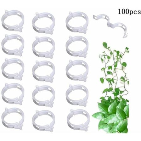 100 kpl tomaattiklipsiä, kasviklipsiä, varttamisklipsiä, puutarha/NC/