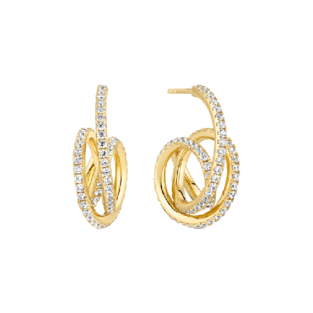 Sif Jakobs Jewellery Spirale Piccolo Earrings Örhängen Dam Guld LARGE