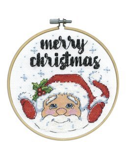 Kirjontapakkaus Flexitavla Merry Christmas-Design Works Crafts