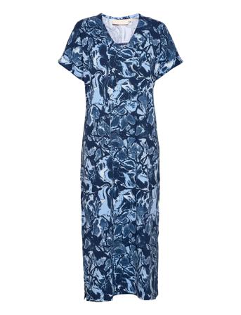 Gumikb Printed Dress Blue Karen By Simonsen