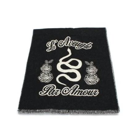 Gucci Vintage Pre-owned Wool scarves Sort, unisex Vintage Accessories, Størrelse: ONE Size