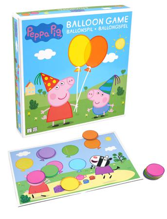 Peppa Pig Balloon Game Toys Puzzles And Games Games Board Games Multi/mönstrad Gurli Gris