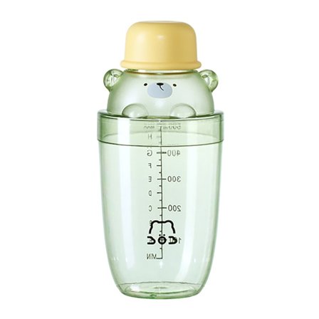 Bærbar Cocktail Shaker i Plast 500ML Drinkmikser for Bar Vin Martini Melk Te Margarita Gul