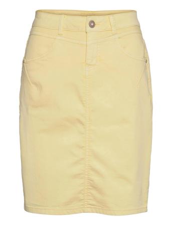 Amaliecr Skirt Yellow Cream