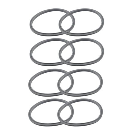 8-pack Grå Packningar Ersättningsdel för 600W 900W Mixers Blender Ersättningsdel
