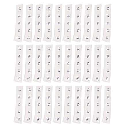 30 stk. NFC PVC Vanntett 504 Bytes Programmerbare NFC-klistremerker for TagMo-telefon Hvit