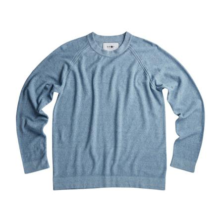Nn07, Round-neck Knitwear Niebieski, Mężczyzna, Rozmiar: XL