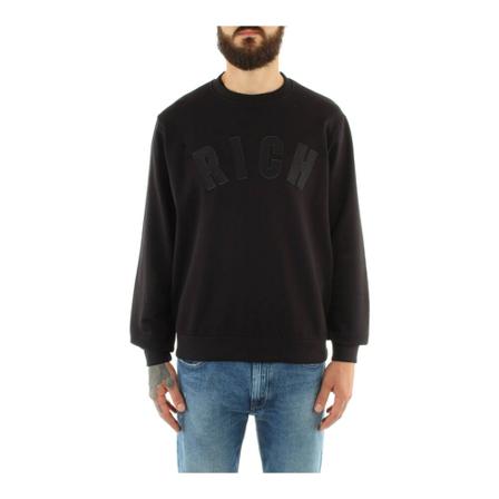 John Richmond T-Shirts Sort, Herre Sweatshirts