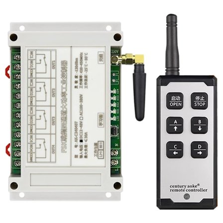 Trådlösa fjärrkontrollbrytare 12V 24V 36V 48V Relämodul