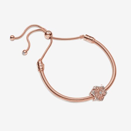 Pandora - Snowflake Armbånd Gaveeske - 14k roségull