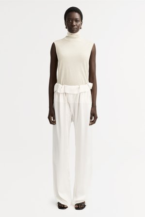 Soft Goat - Featherlight Singlet - Women cashmere sweater - XL - Bone